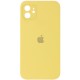 Чохол Silicone Case Square Full Camera Protective (AA) для Apple iPhone 11 (6.1") Жовтий / Canary Yellow