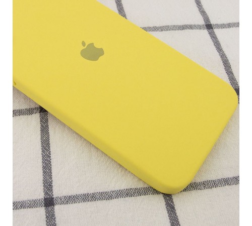 Чохол Silicone Case Square Full Camera Protective (AA) для Apple iPhone 11 (6.1") Жовтий / Canary Yellow Чохол Silicone Case Square Full Camera Protective (AA) для Apple iPhone 11 (6.1") Жовтий / Canary Yellow