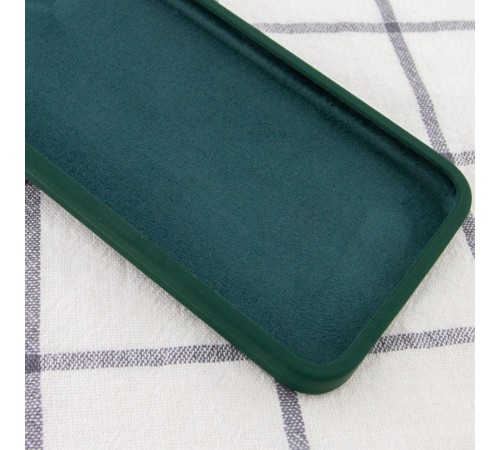 Чохол Silicone Case Square Full Camera Protective (AA) для Apple iPhone 11 (6.1") Зелений / Dark green Чохол Silicone Case Square Full Camera Protective (AA) для Apple iPhone 11 (6.1") Зелений / Dark green