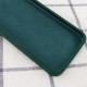 Чохол Silicone Case Square Full Camera Protective (AA) для Apple iPhone 11 (6.1") Зелений / Dark green