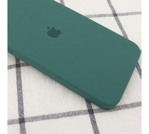 Чохол Silicone Case Square Full Camera Protective (AA) для Apple iPhone 11 (6.1") Зелений / Pine green Чохол Silicone Case Square Full Camera Protective (AA) для Apple iPhone 11 (6.1") Зелений / Pine green