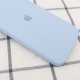 Чохол Silicone Case Square Full Camera Protective (AA) для Apple iPhone 11 (6.1") Блакитний / Mist blue
