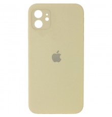 Чохол Silicone Case Square Full Camera Protective (AA) для Apple iPhone 11 (6.1") Жовтий / Mellow Yellow