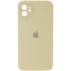 Чохол Silicone Case Square Full Camera Protective (AA) для Apple iPhone 11 (6.1") Жовтий / Mellow Yellow