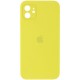 Чохол Silicone Case Square Full Camera Protective (AA) для Apple iPhone 11 (6.1") Жовтий / Bright Yellow