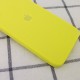 Чохол Silicone Case Square Full Camera Protective (AA) для Apple iPhone 11 (6.1") Жовтий / Bright Yellow