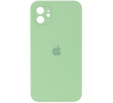 Чохол Silicone Case Square Full Camera Protective (AA) для Apple iPhone 11 (6.1") М'ятний / Mint