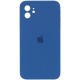 Чохол Silicone Case Square Full Camera Protective (AA) для Apple iPhone 11 (6.1") Синій / Navy blue