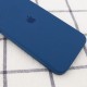 Чохол Silicone Case Square Full Camera Protective (AA) для Apple iPhone 11 (6.1") Синій / Navy blue