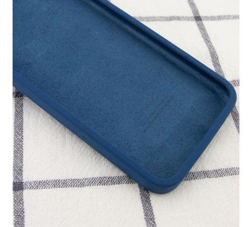 Чохол Silicone Case Square Full Camera Protective (AA) для Apple iPhone 11 (6.1") Синій / Navy blue Чохол Silicone Case Square Full Camera Protective (AA) для Apple iPhone 11 (6.1") Синій / Navy blue