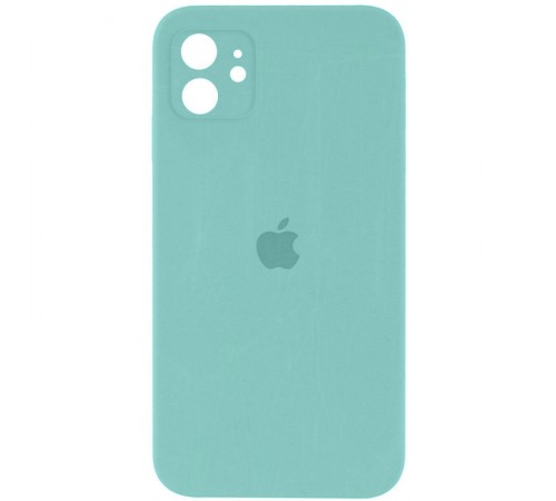 Чохол Silicone Case Square Full Camera Protective (AA) для Apple iPhone 11 (6.1") Бірюзовий / Ice Blue Чохол Silicone Case Square Full Camera Protective (AA) для Apple iPhone 11 (6.1") Бірюзовий / Ice Blue