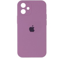 Чохол Silicone Case Square Full Camera Protective (AA) для Apple iPhone 11 (6.1") Ліловий / Lilac Pride