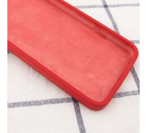 Чохол Silicone Case Square Full Camera Protective (AA) для Apple iPhone 11 (6.1") Червоний / Camellia Чохол Silicone Case Square Full Camera Protective (AA) для Apple iPhone 11 (6.1") Червоний / Camellia