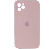 Чохол Silicone Case Square Full Camera Protective (AA) для Apple iPhone 11 Pro (5.8") Рожевий / Pink Sand