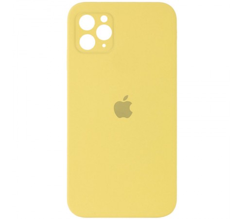 Чохол Silicone Case Square Full Camera Protective (AA) для Apple iPhone 11 Pro (5.8") Жовтий / Canary Yellow Чохол Silicone Case Square Full Camera Protective (AA) для Apple iPhone 11 Pro (5.8") Жовтий / Canary Yellow