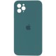 Чохол Silicone Case Square Full Camera Protective (AA) для Apple iPhone 11 Pro (5.8") Зелений / Pine green