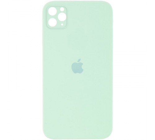 Чохол Silicone Case Square Full Camera Protective (AA) для Apple iPhone 11 Pro (5.8") Бірюзовий / Light Turquoise Чохол Silicone Case Square Full Camera Protective (AA) для Apple iPhone 11 Pro (5.8") Бірюзовий / Light Turquoise