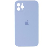 Чохол Silicone Case Square Full Camera Protective (AA) для Apple iPhone 11 Pro (5.8") Блакитний / Mist blue