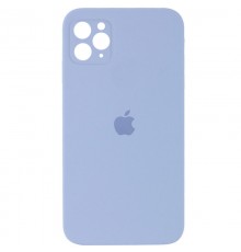 Чохол Silicone Case Square Full Camera Protective (AA) для Apple iPhone 11 Pro (5.8") Блакитний / Mist blue