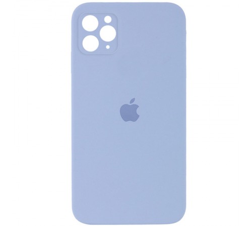 Чохол Silicone Case Square Full Camera Protective (AA) для Apple iPhone 11 Pro (5.8") Блакитний / Mist blue Чохол Silicone Case Square Full Camera Protective (AA) для Apple iPhone 11 Pro (5.8") Блакитний / Mist blue