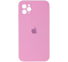 Чохол Silicone Case Square Full Camera Protective (AA) для Apple iPhone 11 Pro (5.8") Рожевий / Light pink