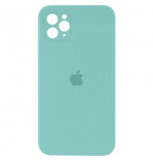 Чохол Silicone Case Square Full Camera Protective (AA) для Apple iPhone 11 Pro (5.8") Бірюзовий / Ice Blue