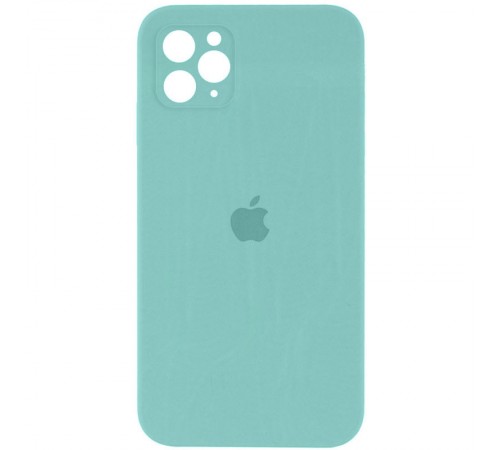 Чохол Silicone Case Square Full Camera Protective (AA) для Apple iPhone 11 Pro (5.8") Бірюзовий / Ice Blue Чохол Silicone Case Square Full Camera Protective (AA) для Apple iPhone 11 Pro (5.8") Бірюзовий / Ice Blue