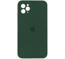 Чохол Silicone Case Square Full Camera Protective (AA) для Apple iPhone 11 Pro Max (6.5") Зелений / Cyprus Green