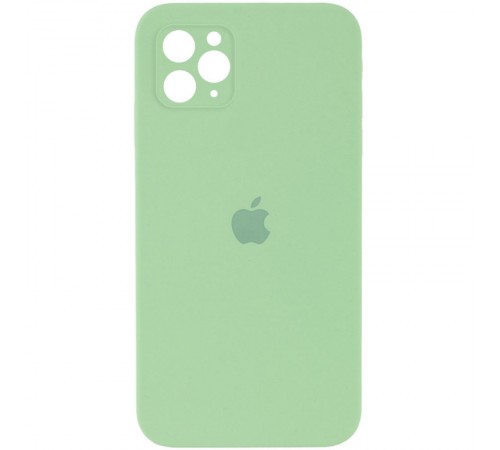 Чохол Silicone Case Square Full Camera Protective (AA) для Apple iPhone 11 Pro Max (6.5") М'ятний / Mint Чохол Silicone Case Square Full Camera Protective (AA) для Apple iPhone 11 Pro Max (6.5") М'ятний / Mint