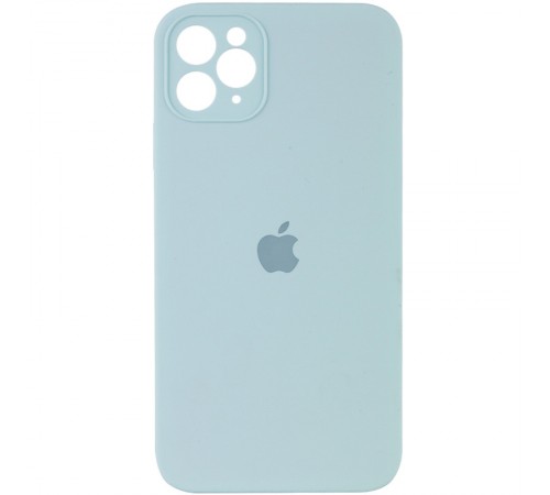Чохол Silicone Case Square Full Camera Protective (AA) для Apple iPhone 11 Pro Max (6.5") Бірюзовий / Light Turquoise Чохол Silicone Case Square Full Camera Protective (AA) для Apple iPhone 11 Pro Max (6.5") Бірюзовий / Light Turquoise