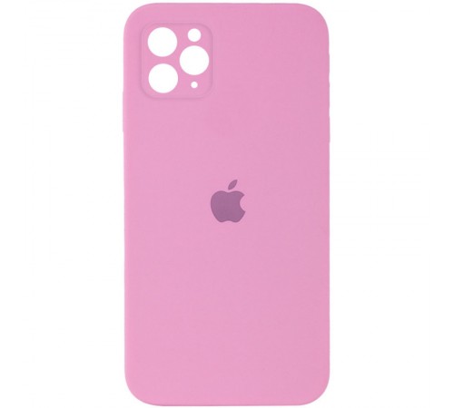 Чохол Silicone Case Square Full Camera Protective (AA) для Apple iPhone 11 Pro Max (6.5") Рожевий / Light pink Чохол Silicone Case Square Full Camera Protective (AA) для Apple iPhone 11 Pro Max (6.5") Рожевий / Light pink
