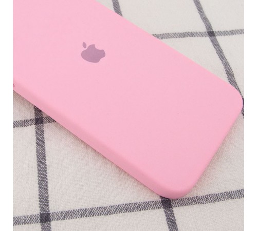 Чохол Silicone Case Square Full Camera Protective (AA) для Apple iPhone 11 Pro Max (6.5") Рожевий / Light pink Чохол Silicone Case Square Full Camera Protective (AA) для Apple iPhone 11 Pro Max (6.5") Рожевий / Light pink