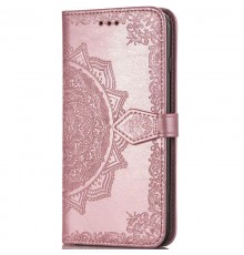 Шкіряний чохол-книжка Art Case з візитницею для Samsung Galaxy S20 FE Рожевий