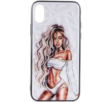 TPU+PC чохол Prisma Ladies для Apple iPhone XR (6.1") White
