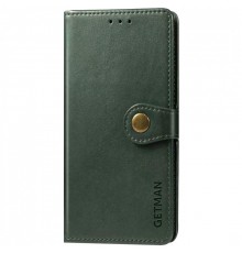 Шкіряний чохол-книжка GETMAN Gallant (PU) для Xiaomi Poco X3 NFC / Poco X3 Pro Зелений