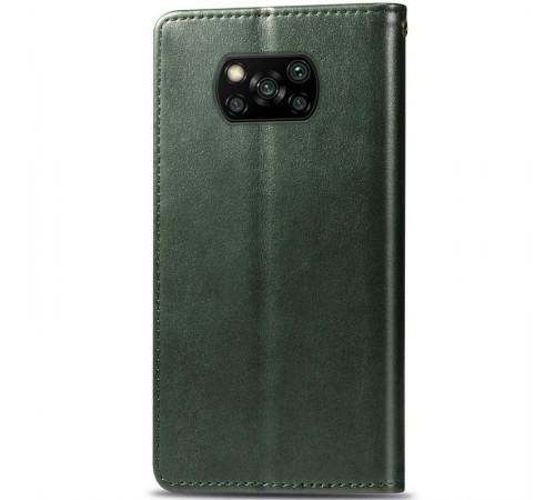 Шкіряний чохол-книжка GETMAN Gallant (PU) для Xiaomi Poco X3 NFC / Poco X3 Pro Зелений Шкіряний чохол-книжка GETMAN Gallant (PU) для Xiaomi Poco X3 NFC / Poco X3 Pro Зелений