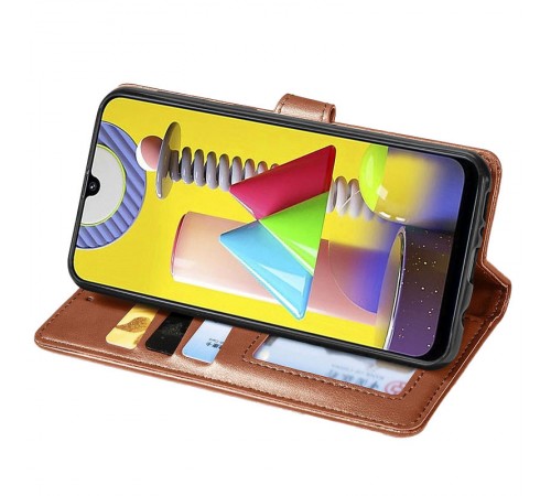 Шкіряний чохол-книжка GETMAN Gallant (PU) для Xiaomi Poco X3 NFC / Poco X3 Pro Коричневий Шкіряний чохол-книжка GETMAN Gallant (PU) для Xiaomi Poco X3 NFC / Poco X3 Pro Коричневий