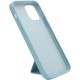 Чохол Silicone Case Hand Holder для Apple iPhone 12 Pro Max (6.7") Бірюзовий / Ice Blue