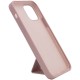 Чохол Silicone Case Hand Holder для Apple iPhone 12 Pro Max (6.7") Рожевий / Pink Sand