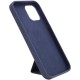 Чохол Silicone Case Hand Holder для Apple iPhone 12 Pro Max (6.7") Темно-синій / Midnight blue