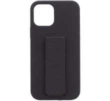 Чохол Silicone Case Hand Holder для Apple iPhone 12 Pro Max (6.7") Чорний / Black