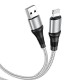 Дата кабель Hoco X50 "Excellent" USB to Lightning (1m) Сірий