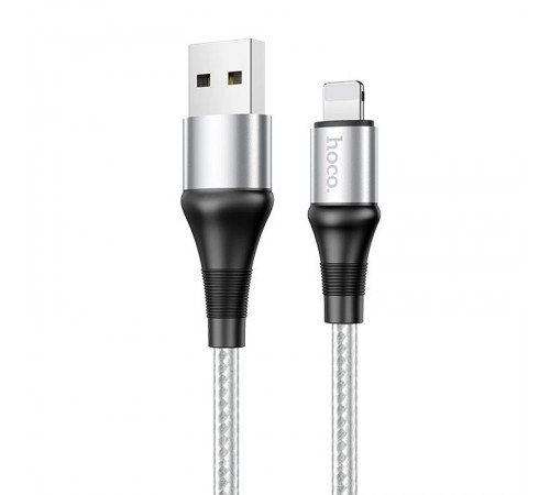 Дата кабель Hoco X50 "Excellent" USB to Lightning (1m) Сірий Дата кабель Hoco X50 "Excellent" USB to Lightning (1m) Сірий
