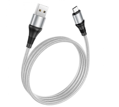 Дата кабель Hoco X50 "Excellent" USB to MicroUSB (1m) Сірий Дата кабель Hoco X50 "Excellent" USB to MicroUSB (1m) Сірий