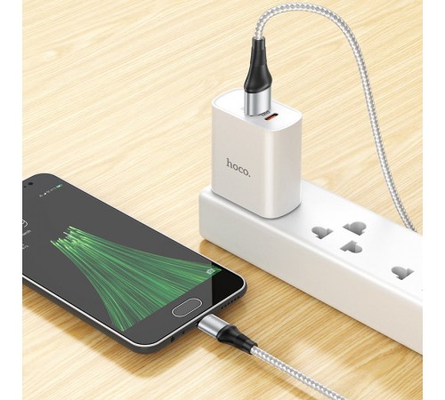 Дата кабель Hoco X50 "Excellent" USB to MicroUSB (1m) Сірий Дата кабель Hoco X50 "Excellent" USB to MicroUSB (1m) Сірий