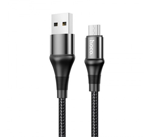 Дата кабель Hoco X50 "Excellent" USB to MicroUSB (1m) Чорний Дата кабель Hoco X50 "Excellent" USB to MicroUSB (1m) Чорний