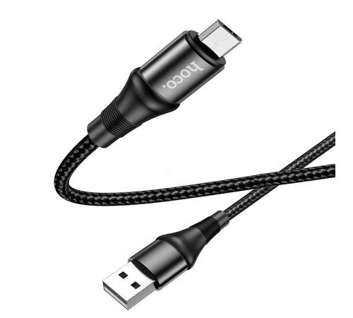 Дата кабель Hoco X50 "Excellent" USB to MicroUSB (1m) Чорний Дата кабель Hoco X50 "Excellent" USB to MicroUSB (1m) Чорний