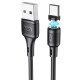Дата кабель Hoco X52 "Sereno magnetic" USB to Type-C (1m) Чорний