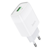 МЗП Hoco C72Q Glorious QC3.0 18W (1USB-A) Білий
