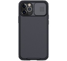 Карбонова накладка Nillkin CamShield Pro для Apple iPhone 12 Pro / 12 (6.1") Black